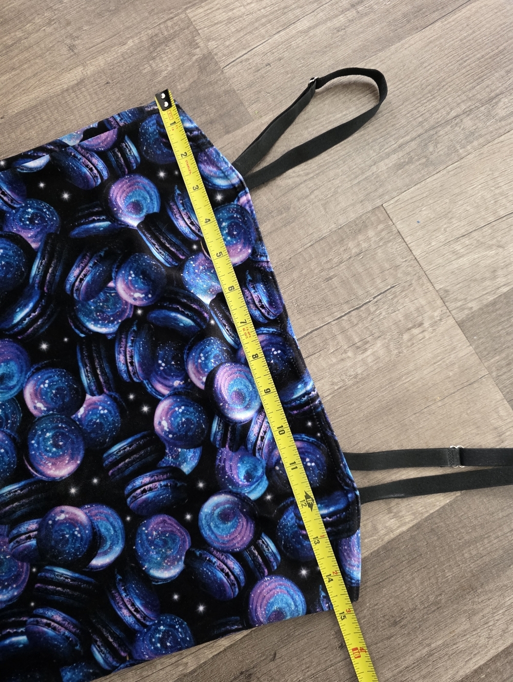BLACKMILK SPACE MACAROONS Galaxy kawaii VELVET Mini Dress Purple/Blue M - Picture 8 of 10